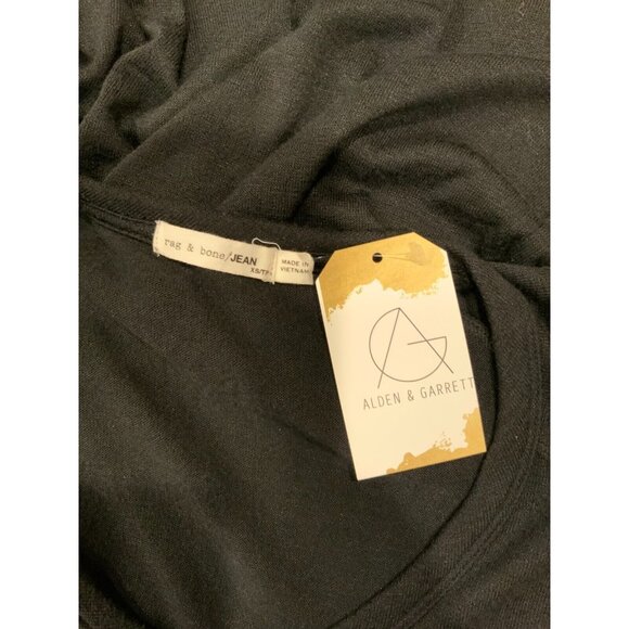 Rag & Bone/Jean Black Knit Short Sleeve Sweater Dress, Size XS - Picture 6 of 6